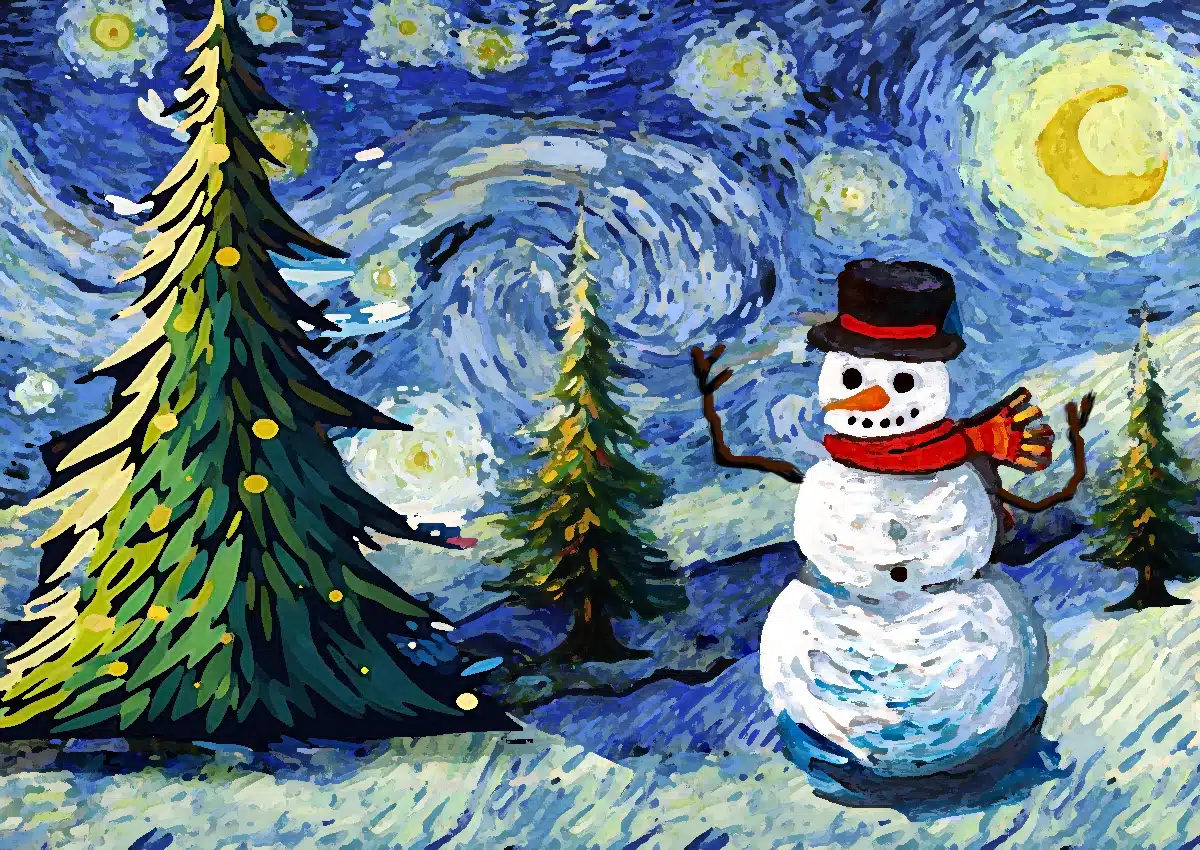 learn to paint starry night