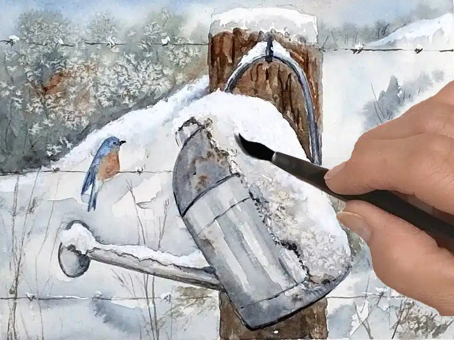 watering can done with hand